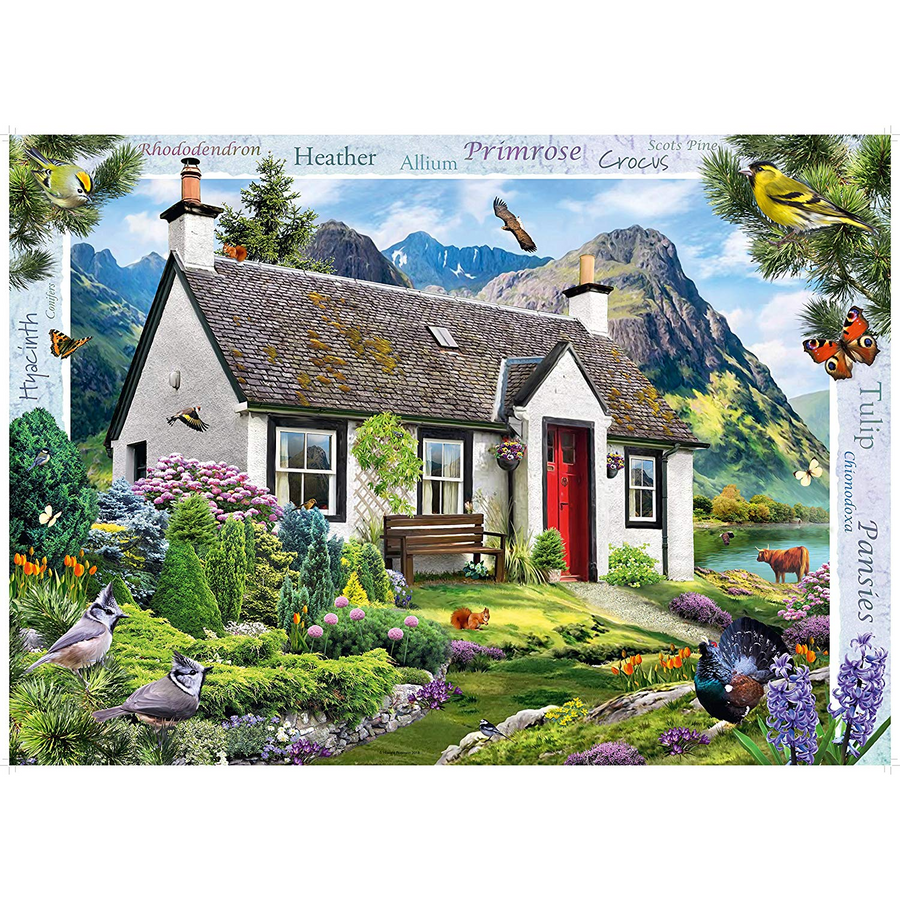 Ravensburger - Rose Cottage Puzzle 1000pc