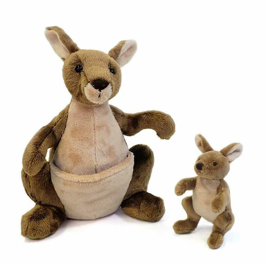 GUND - Jirra the Kangaroo with her baby Joey 25cm