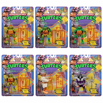 Playmates TMNT - MOVIE STAR Action Figures (Full Set of 6)