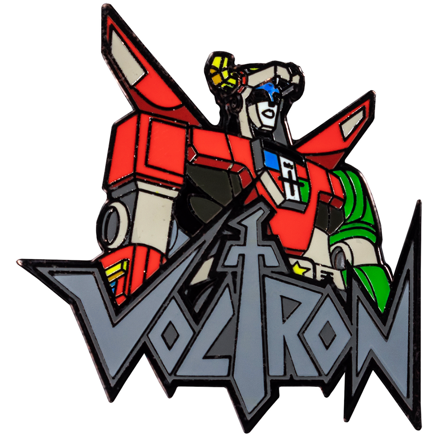 Voltron - logo half body enamel pin