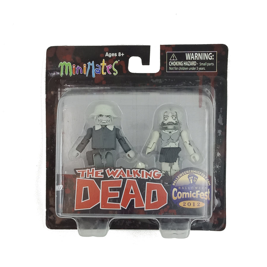 Minimates - The Walking Dead - Winter Coat Dale and Female Zombie