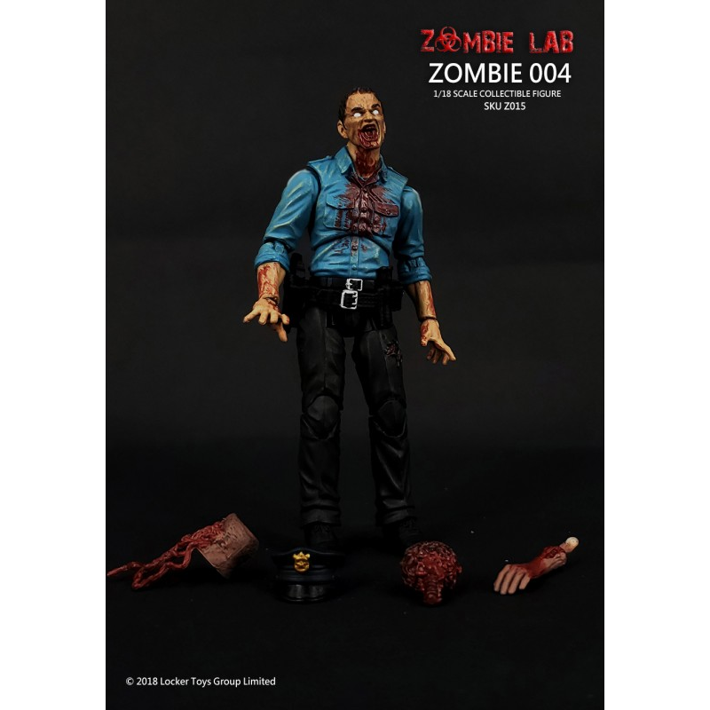 Zombie Lab - 1:18 Scale Action Figure - Zombie 004