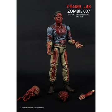 Zombie Lab - 1:18 Scale Action Figure - Zombie 007